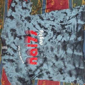 Rugby T Shirt Nai7s Salt Lake City Utah Itz Sports Merch Tiedye Blues Unworn